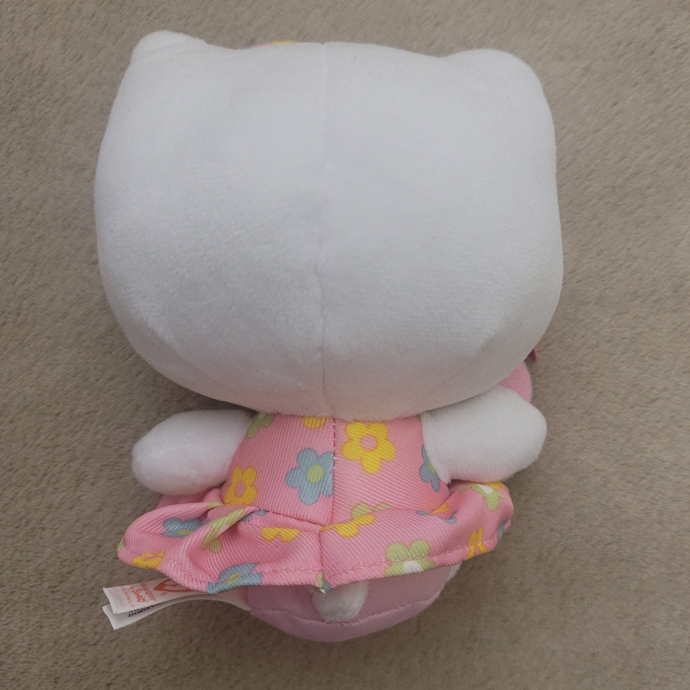 TY Beanie Babies "Hello Kitty Spring/Easter Floral Dress with Bunny/Egg" - Picture 3 of 3